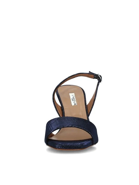 SANDALI TACCO ALTO CON BRILLANTINI DONNA BLU