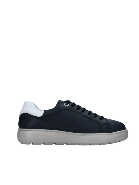 SNEAKERS PLATFORM CON LOGO RICAMATO UOMO BLU