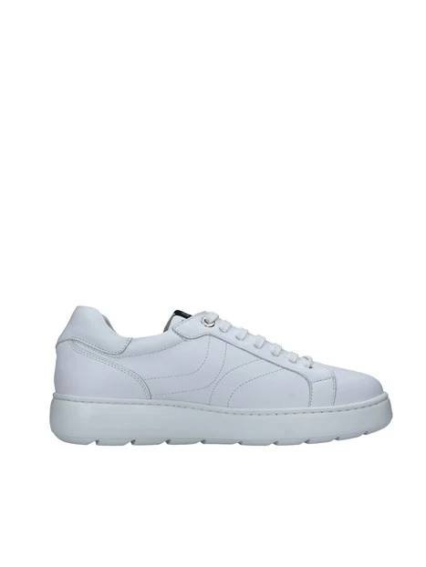 SNEAKERS PLATFORM CON LOGO RICAMATO UOMO BIANCO