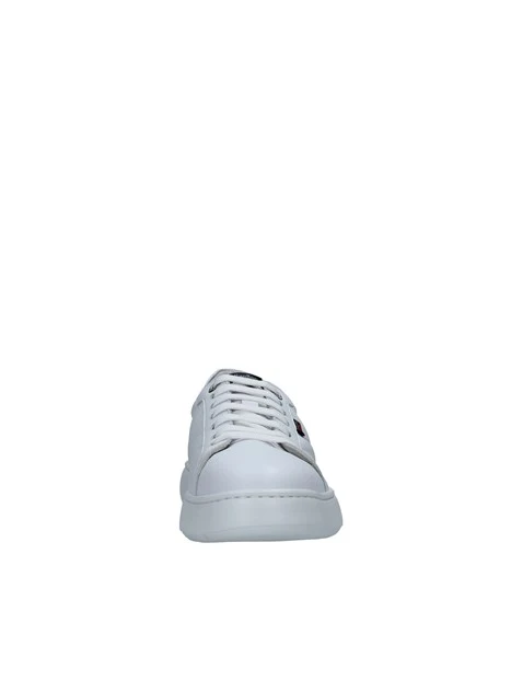 SNEAKERS PLATFORM CON LOGO RICAMATO UOMO BIANCO