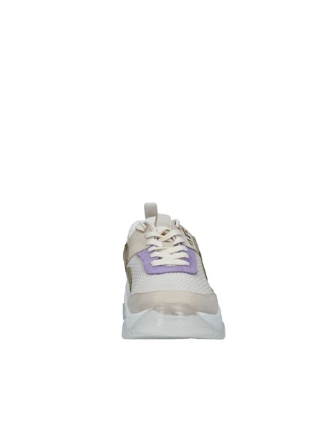 SNEAKERS PLATFORM EFFETTO SPECCHIO STOCCOLMA DONNA BEIGE