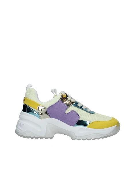 SNEAKERS PLATFORM EFFETTO SPECCHIO STOCCOLMA DONNA GIALLO