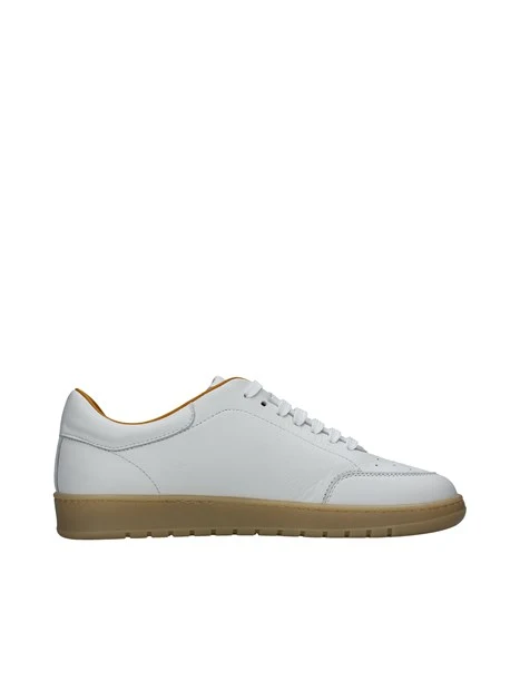 SNEAKERS BASSE CON FODERA IN CONTRASTO UOMO BIANCO