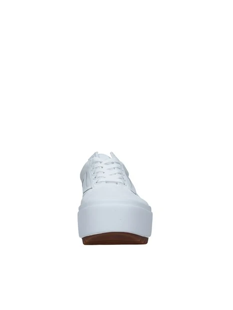 SNEAKERS PLATFORM OLD SKOOL STACKED DONNA BIANCO