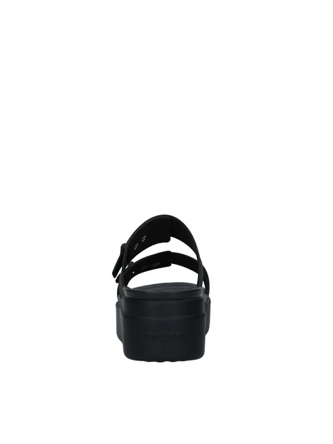 CIABATTE CON ZEPPA BROOKLYN BUCKLE DONNA NERO