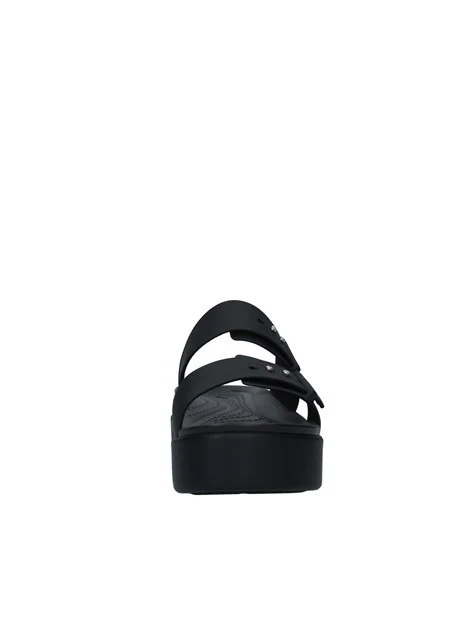 CIABATTE CON ZEPPA BROOKLYN BUCKLE DONNA NERO