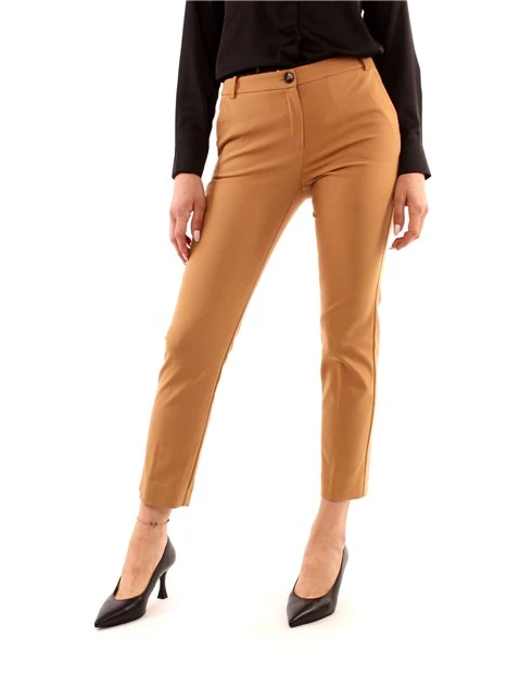 PANTALONI CHINO DONNA CAMMELLO