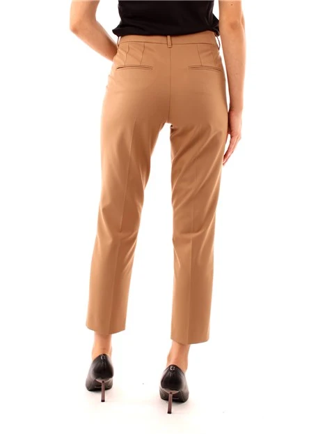 PANTALONI CROPPED DONNA BEIGE