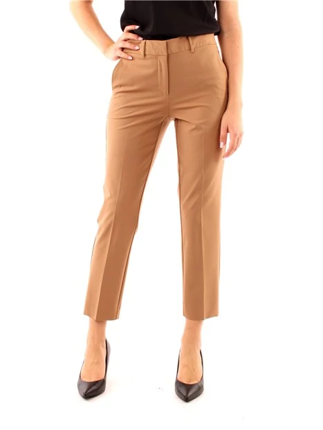 PANTALONI CROPPED DONNA BEIGE