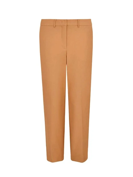 PANTALONI CROPPED DONNA BEIGE