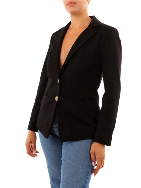 GIACCA BLAZER MONOPETTO DONNA NERO