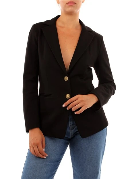 GIACCA BLAZER MONOPETTO DONNA NERO