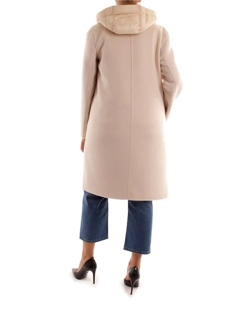 CAPPOTTO LUNGO CON PIUMINO INTEGRATO DONNA BIANCO