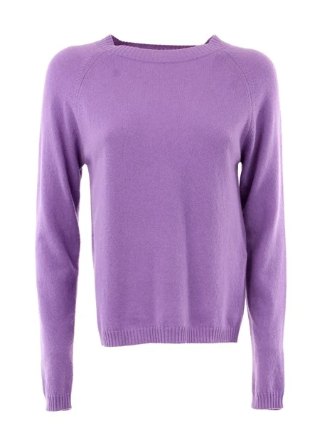 MAGLIA GIROCOLLO IN MISTO CASHMERE DONNA VIOLA