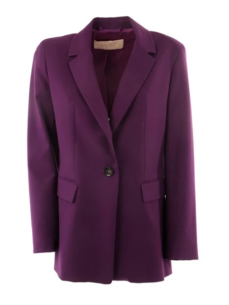 GIACCA BLAZER SEMIADERENTE DONNA VIOLA