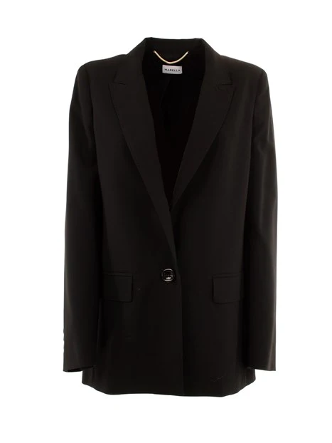 GIACCA BLAZER MONOPETTO FODERATO DONNA NERO