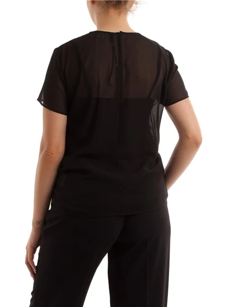 BLUSA SEMITRASPARENTE ART. 365 DONNA NERO