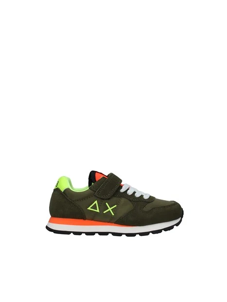 SNEAKERS BASSE CON STRAPPO TOM FLUO BAMBINO VERDE