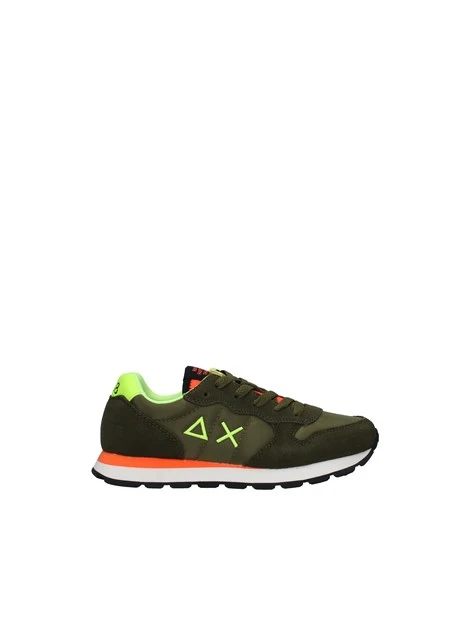 SNEAKERS BASSE CON LACCI TOM FLUO BAMBINO VERDE