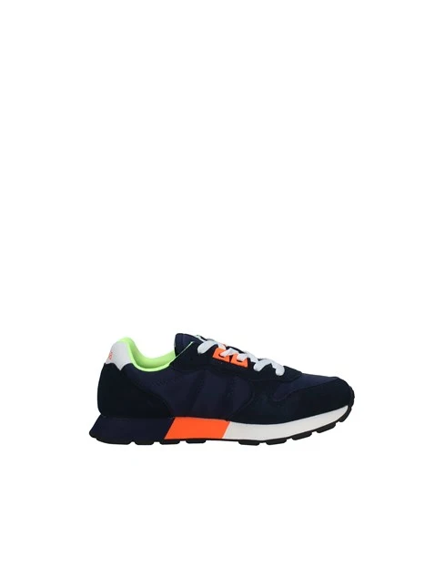 SNEAKERS BASSE CON LACCI JAKI FLUO BAMBINO BLU