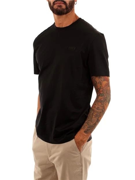 T-SHIRT MANICA CORTA CON MINI LOGO UOMO NERO