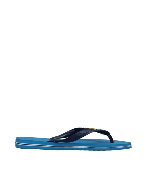 SANDALI MARE BRASIL CON LOGO UNISEX TURCHESE BLU