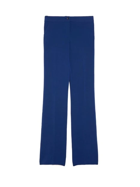 PANTALONI A ZAMPA FLARE DONNA BLU