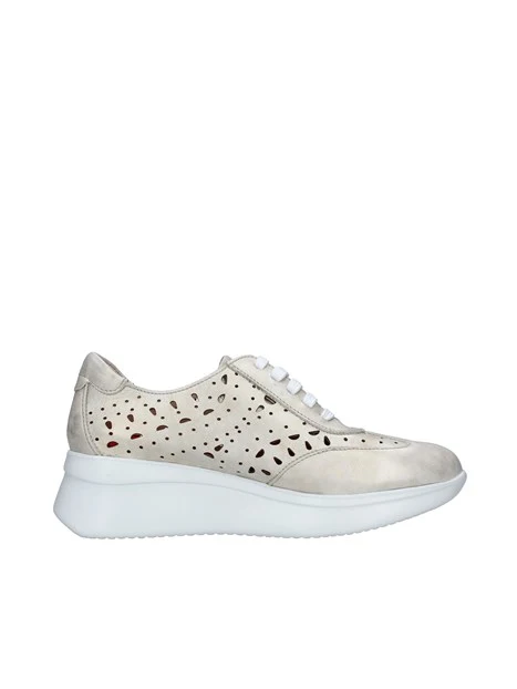 SNEAKERS PLATFORM TRAFORATE DONNA ORO