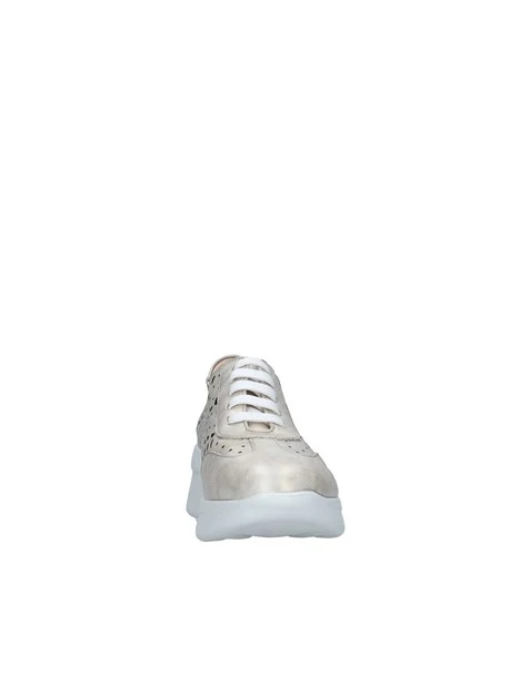 SNEAKERS PLATFORM TRAFORATE DONNA ORO