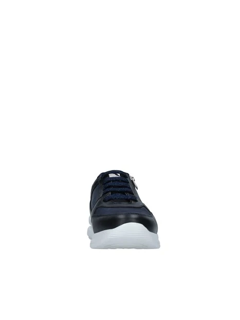 SNEAKERS PLATFORM CON DOPPIA CHIUSURA DONNA BLU