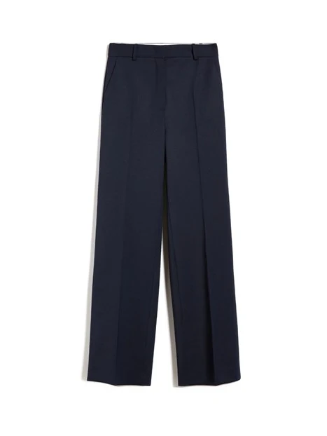 PANTALONI PALAZZO MISTO LANA DONNA BLU