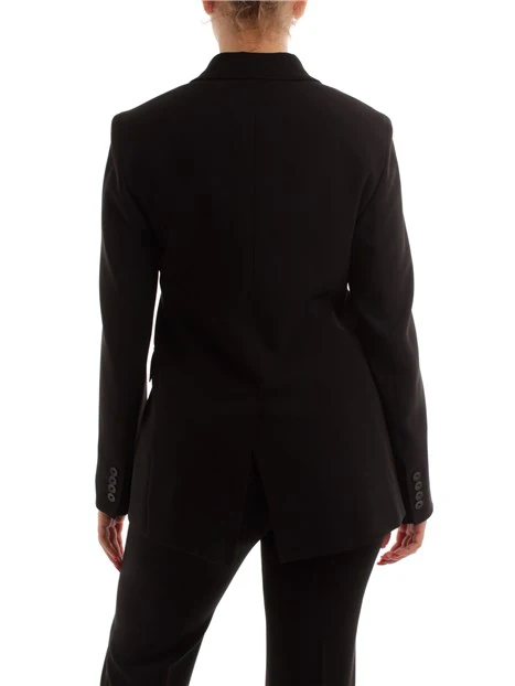 GIACCA BLAZER CON DUE BOTTONI DONNA NERO