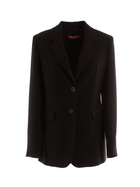 GIACCA BLAZER CON DUE BOTTONI DONNA NERO