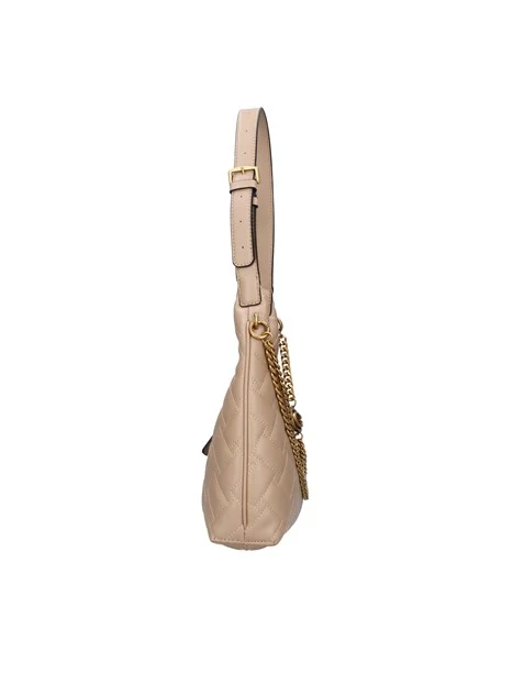 BORSA A SPALLA GRACELYNN HOBO CON CATENE DONNA BEIGE