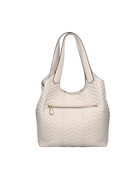 BORSA A SPALLA LOVIDE TOTE IN ECOPELLE DONNA BEIGE