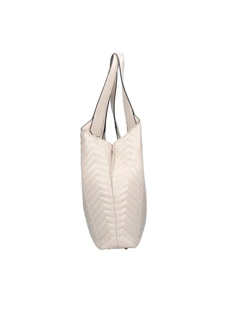 BORSA A SPALLA LOVIDE TOTE IN ECOPELLE DONNA BEIGE