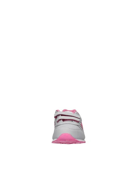 SNEAKERS 500 CON DOPPIO STRAPPO BAMBINA GRIGIO E ROSA