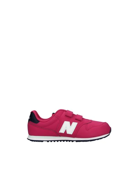 SNEAKERS 500 IN ECOPELLE CON DOPPIO STRAPPO BAMBINA FUCSIA