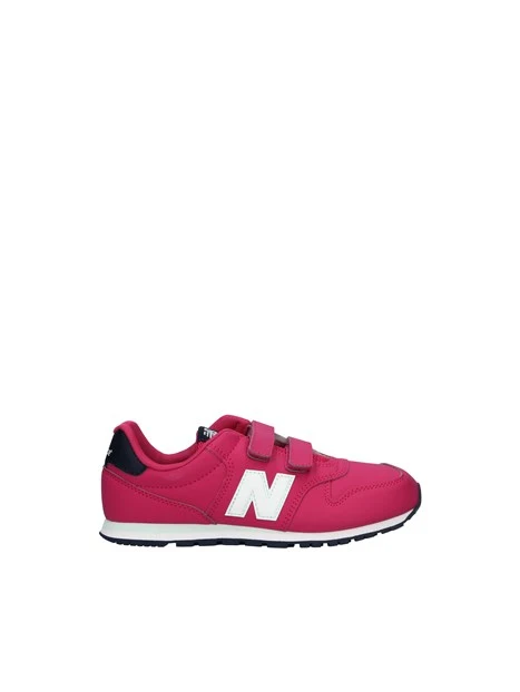 SNEAKERS 500 IN ECOPELLE CON DOPPIO STRAPPO BAMBINA FUCSIA