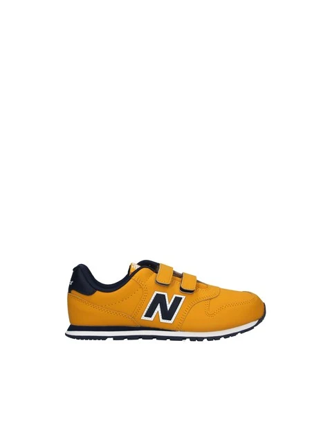 SNEAKERS 500 CON DOPPIO STRAPPO BAMBINA GIALLO E BLU