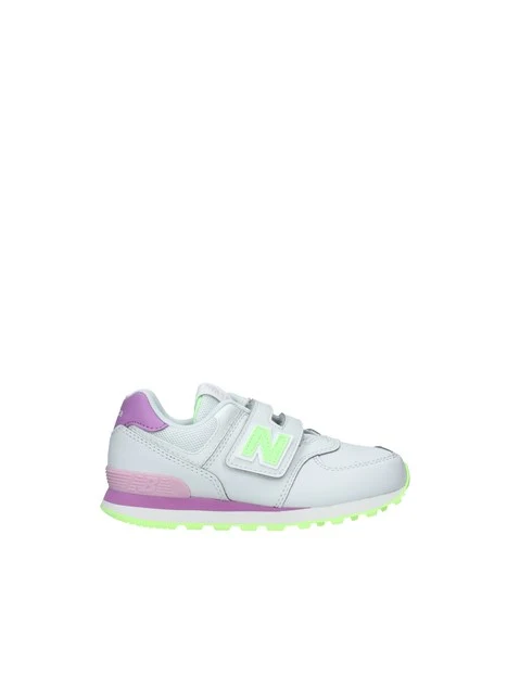 SNEAKERS BASSE 574 CON STRAPPO UNISEX BAMBINO BIANCO