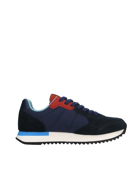 SNEAKERS NIKI CRAZY CON LOGO RICAMATO UOMO BLU