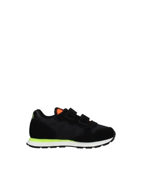 SNEAKERS CON STRAPPI TOM FLUO BAMBINO NERO