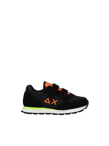 SNEAKERS CON STRAPPI TOM FLUO BAMBINO NERO