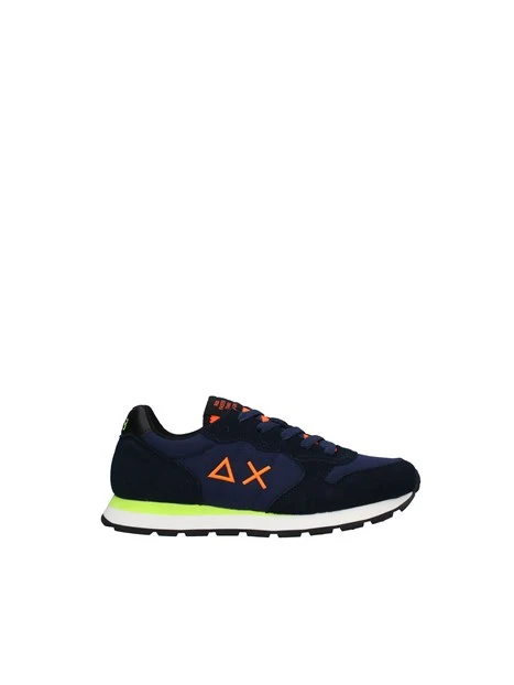 SNEAKERS TOM FLUO IN TESSUTO BAMBINO BLU