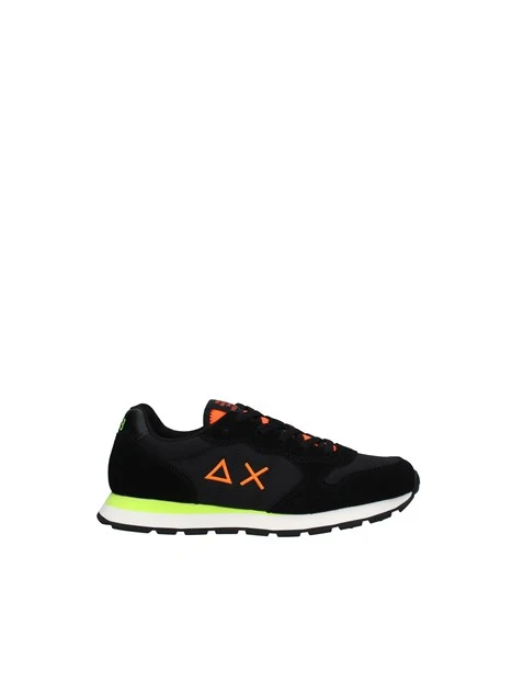 SNEAKERS TOM FLUO IN TESSUTO BAMBINO NERO