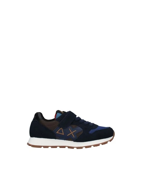 SNEAKERS CON STRAPPO JAKI BAMBINO MARRONE BLU