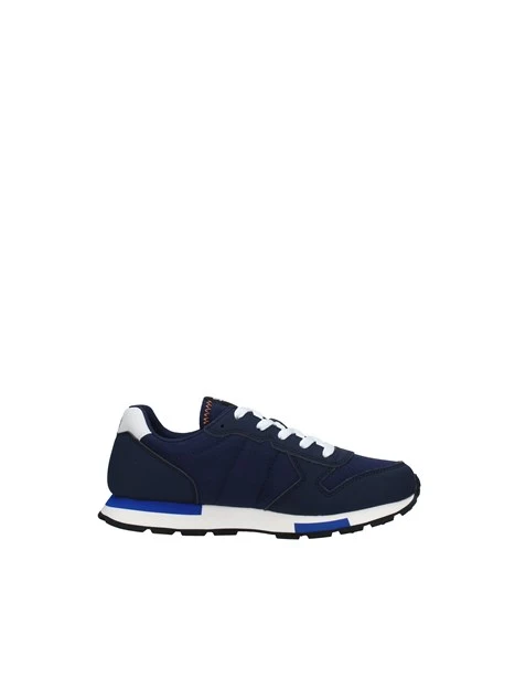 SNEAKERS NIKI SOLID IN ECOPELLE BAMBINO BLU