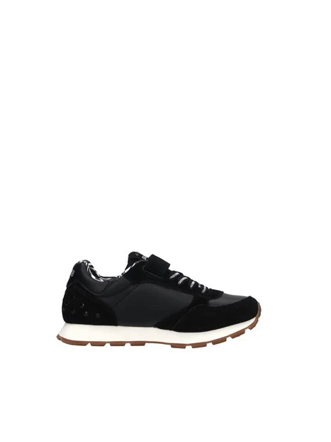 SNEAKERS   ALLY STUDS CON STRAPPO BAMBINA NERO