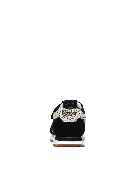 SNEAKERS KELLY BIG GLITTER CON STRAPPO BAMBINA NERO